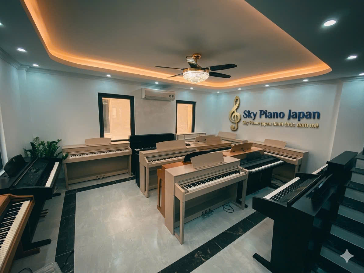 Cảm phím piano Yamaha phù hợp cho tay trẻ em mới học