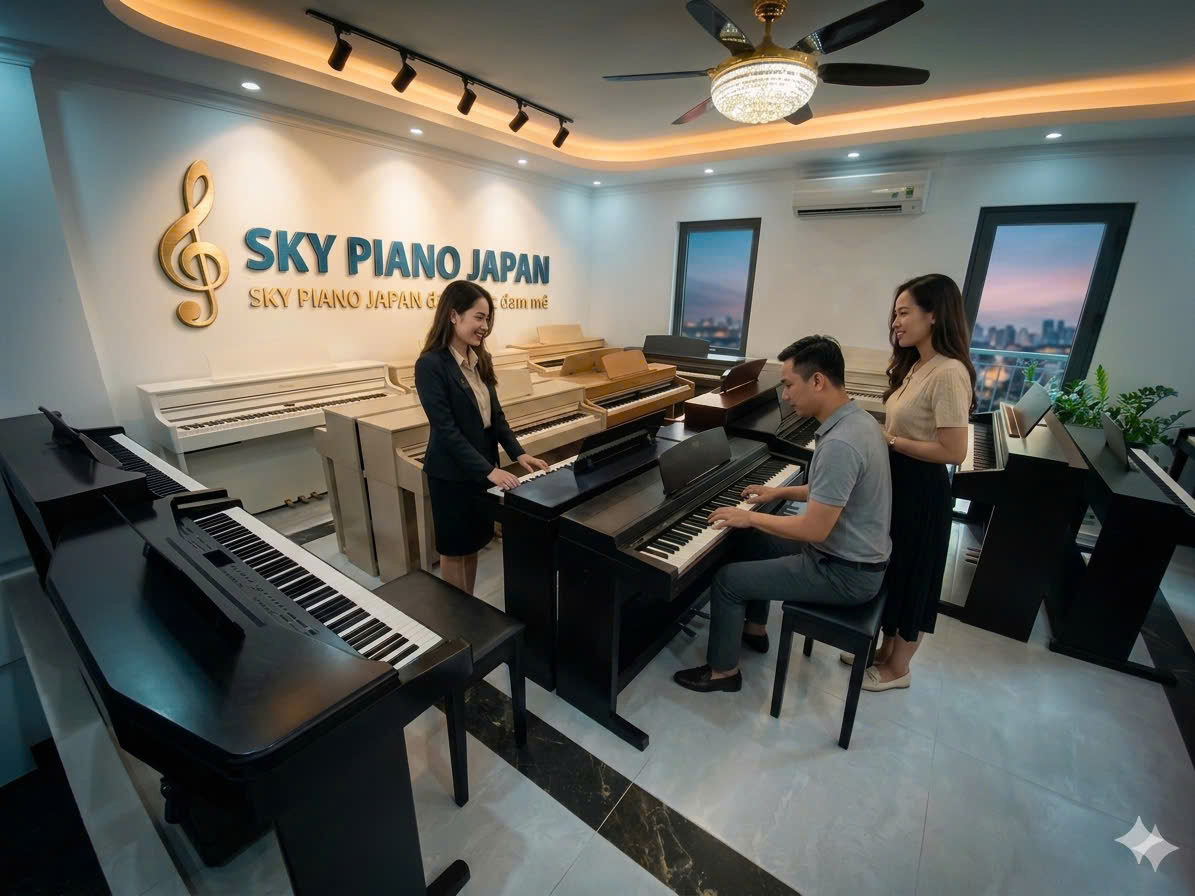 Kiểm tra tình trạng piano mới và piano cũ trước khi mua cho bé