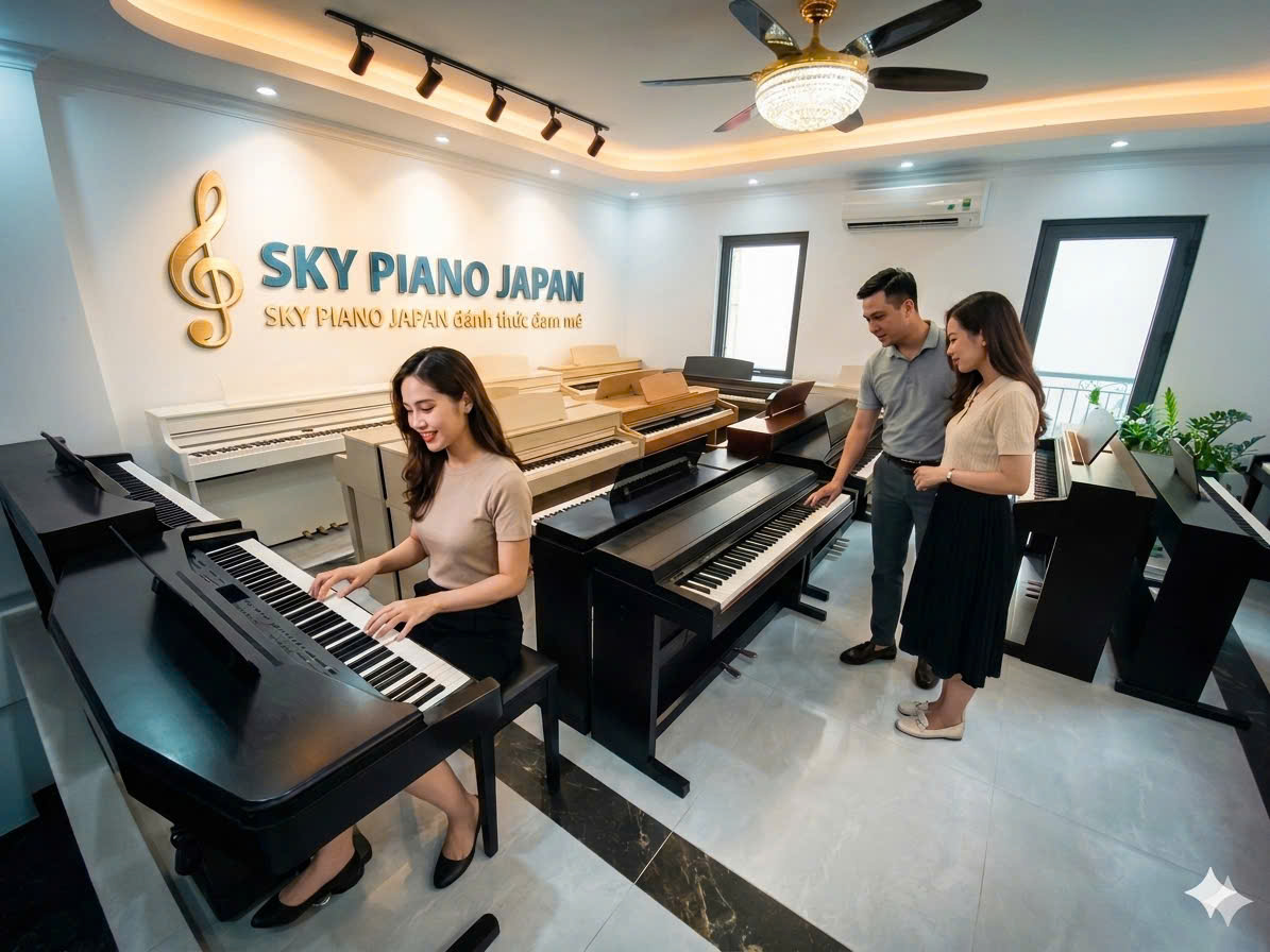 Top 3 trung tâm dậy piano cho bé